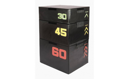 Set aus 3 stapelbaren Soft Plyo Boxen