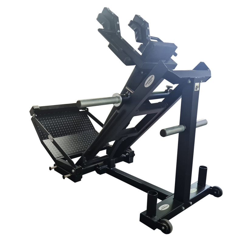 Hack Squat / Inversé / Mollets – Machine Compacte à 45°