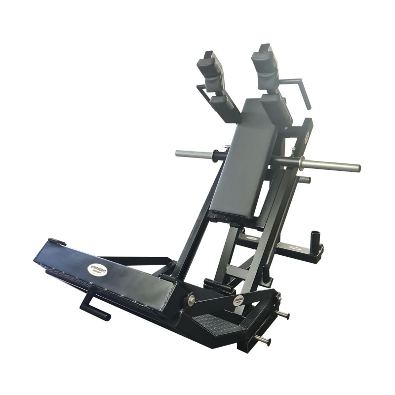 Hack Squat / Reverse / Calf – Compact 45° Machine