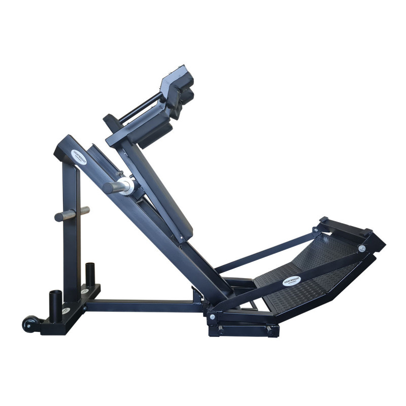 Hack Squat / Reverse / Calf – Compact 45° Machine