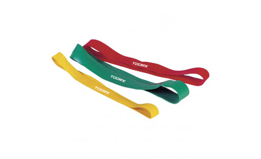 Pack of 10 Latex Loop Resistance Bands Ø 30 cm