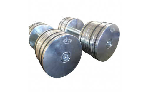 Coppia Manubri da 44 kg  | Manubri realizzati in acciaio
