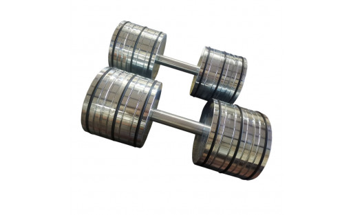 Coppia Manubri da 52 kg  | Manubri realizzati in acciaio