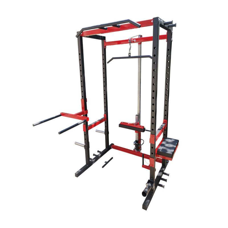Power Rack with Lat Machine | Multifunctional Structure