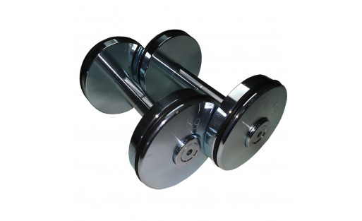 Pair of 6 kg dumbbells | Dumbbells made of steel.
